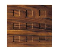 MODULO -VASSOIO LEGNO 9 POSTI CM.28,5 X 27 H.2,5